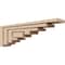 Ekena Millwork 5"W x 30"D x 10"H Thin Landon Rough Cedar Woodgrain TimberThane Corbel, Primed Tan CORUR05X30X10LANRCPR - alternate 1